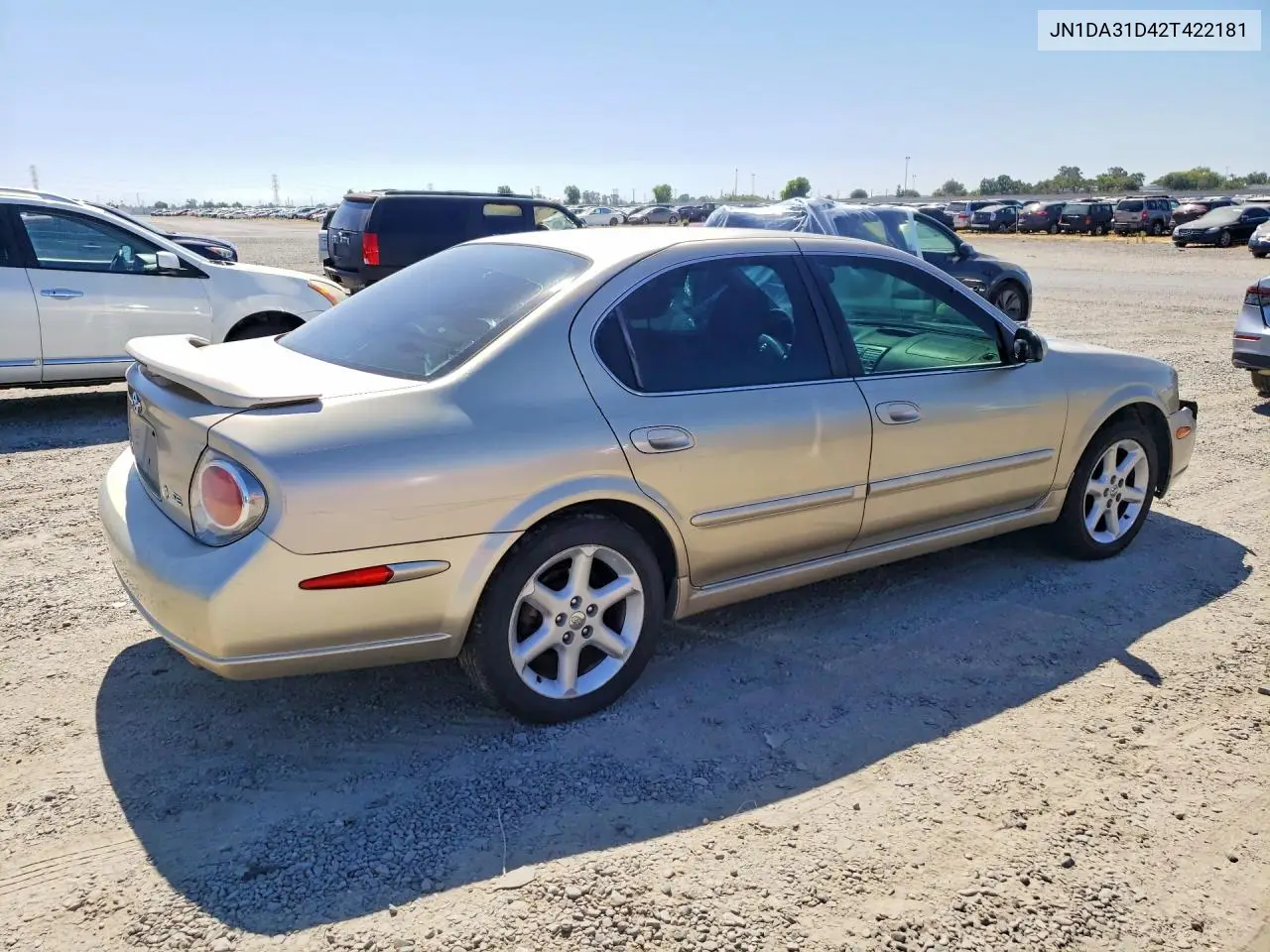 2002 Nissan Maxima Gxe VIN: JN1DA31D42T422181 Lot: 58792546