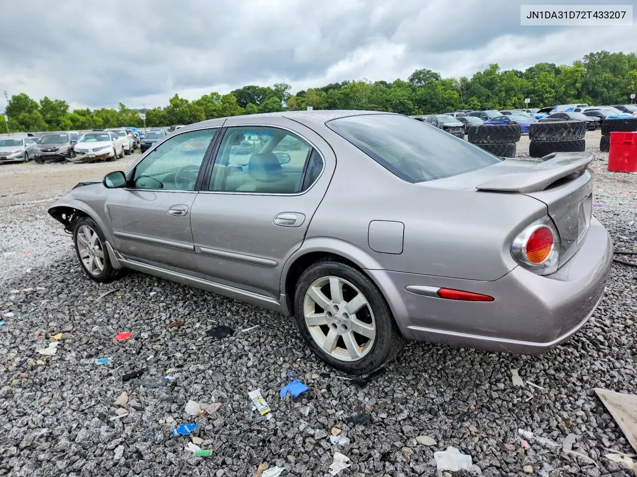 2002 Nissan Maxima Gxe VIN: JN1DA31D72T433207 Lot: 61008556