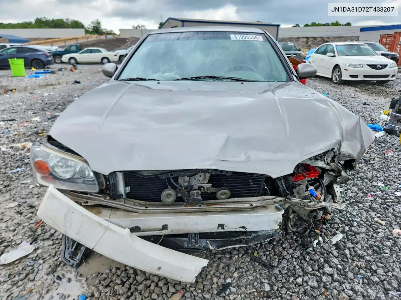 2002 Nissan Maxima Gxe VIN: JN1DA31D72T433207 Lot: 61008556