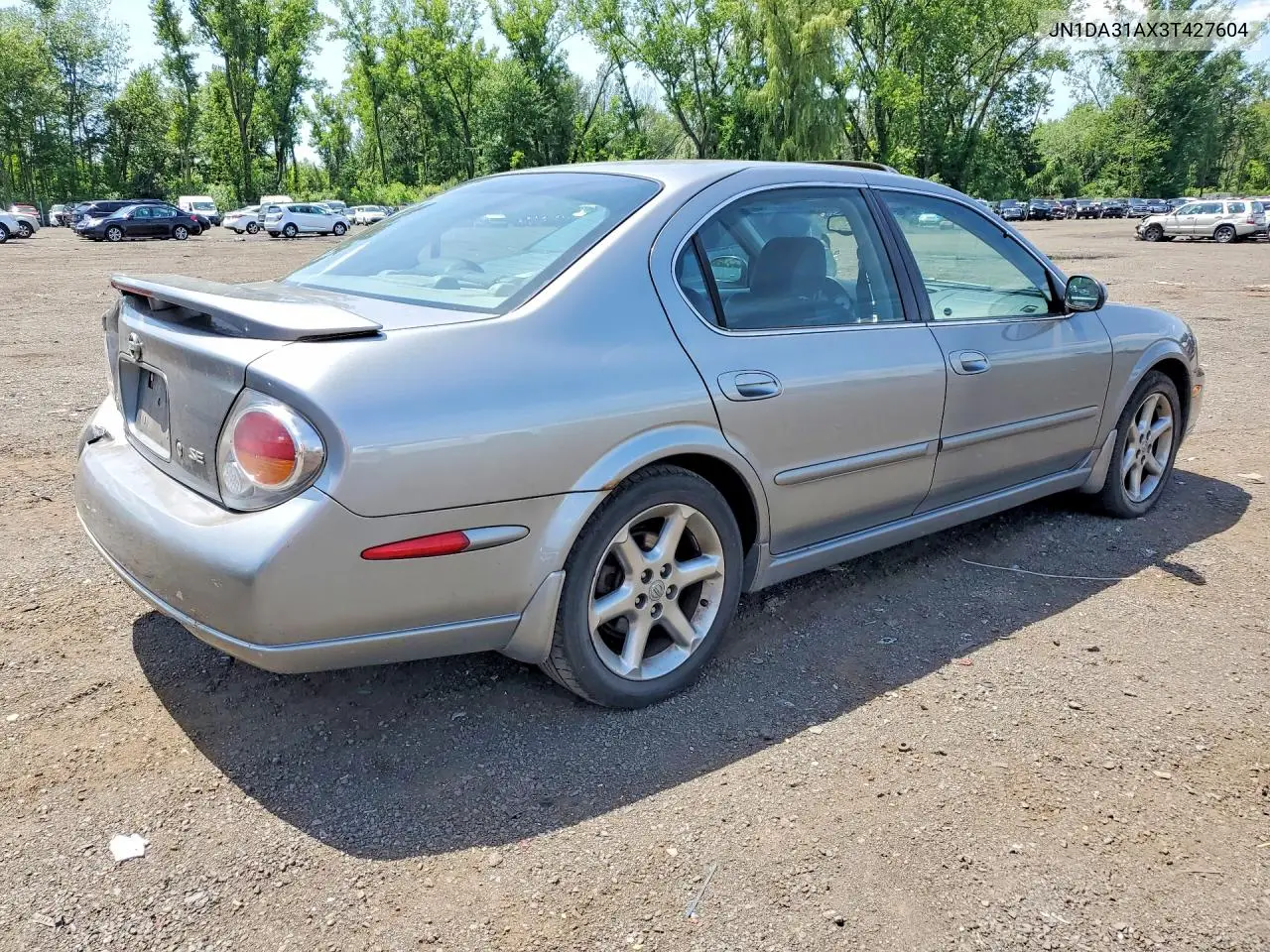 2003 Nissan Maxima Gle/Se VIN: JN1DA31AX3T427604 Lot: 60897136
