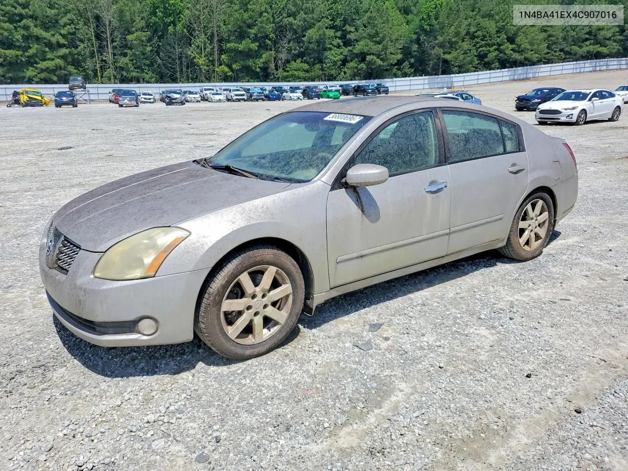 2004 Nissan Maxima 3.5 Se VIN: 1N4BA41EX4C907016 Lot: 56800696
