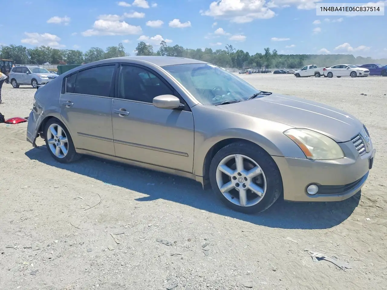 2006 Nissan Maxima 3.5 Se VIN: 1N4BA41E06C837514 Lot: 61179106