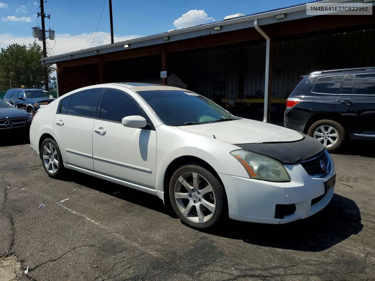 2007 Nissan Maxima 3.5 Se VIN: 1N4BA41E27C822952 Lot: 61783526