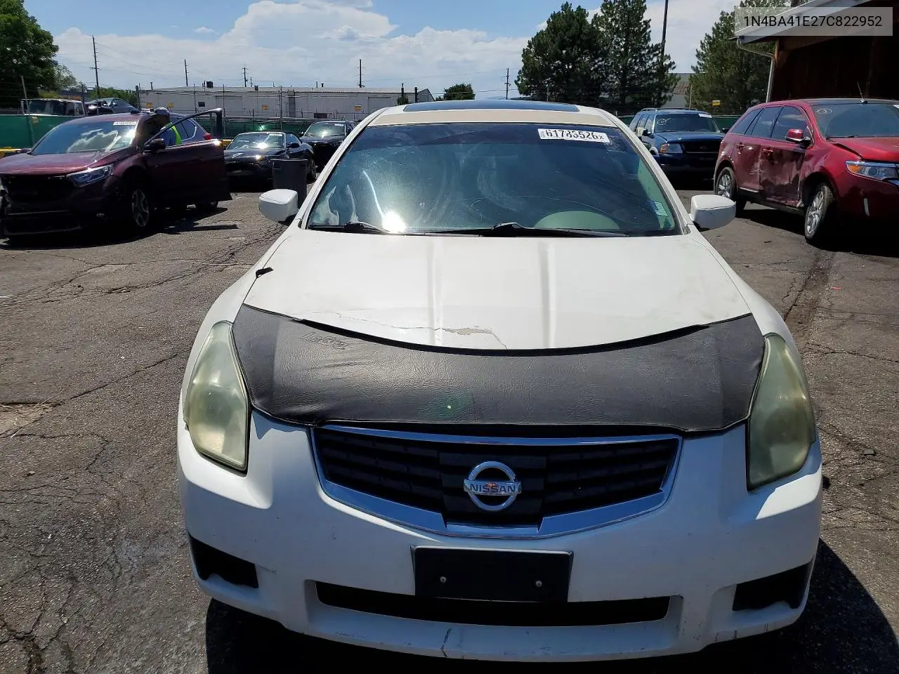 2007 Nissan Maxima 3.5 Se VIN: 1N4BA41E27C822952 Lot: 61783526