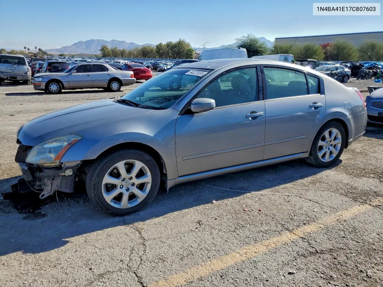 1N4BA41E17C807603 2007 Nissan Maxima Se