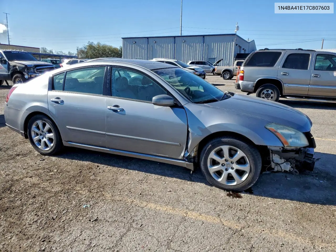 1N4BA41E17C807603 2007 Nissan Maxima Se