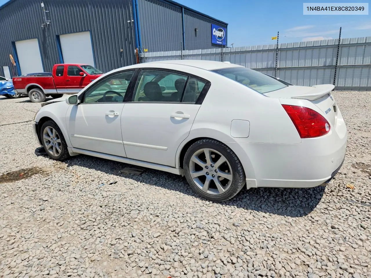 2008 Nissan Maxima 3.5 Se VIN: 1N4BA41EX8C820349 Lot: 61210426