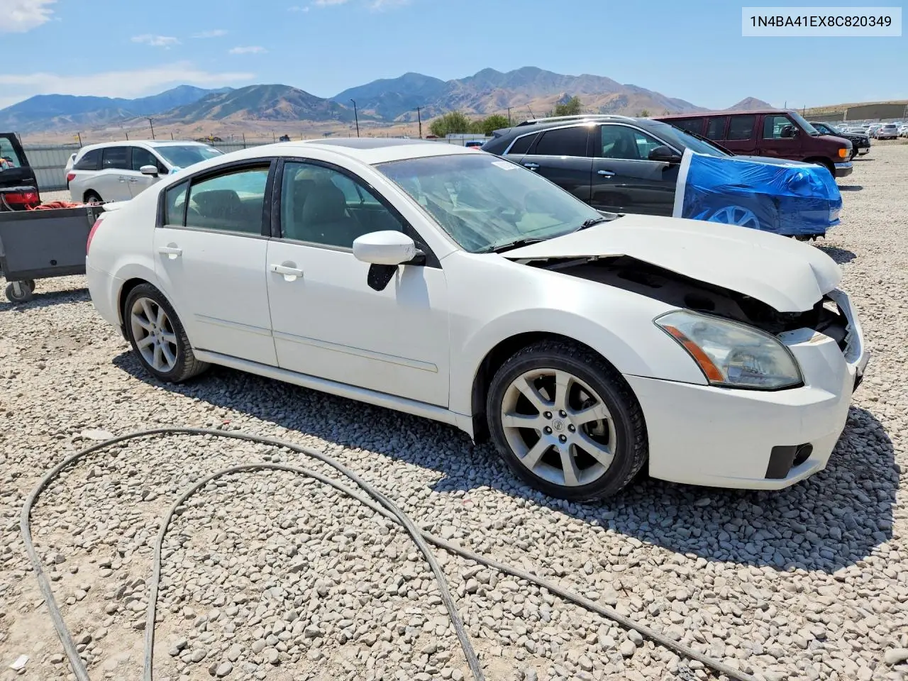 2008 Nissan Maxima 3.5 Se VIN: 1N4BA41EX8C820349 Lot: 61210426