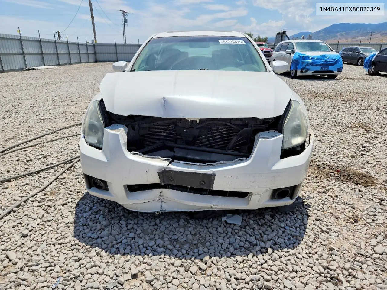 2008 Nissan Maxima 3.5 Se VIN: 1N4BA41EX8C820349 Lot: 61210426