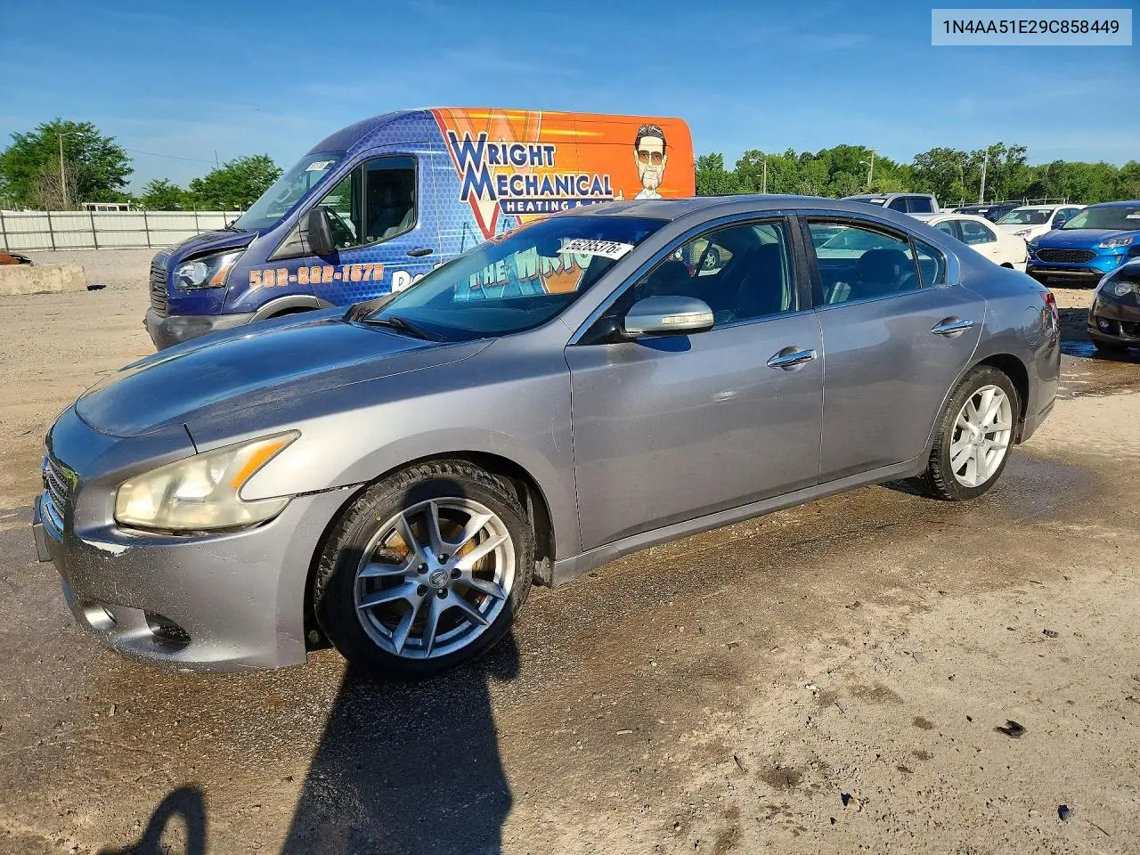 2009 Nissan Maxima 3.5 S VIN: 1N4AA51E29C858449 Lot: 56285376