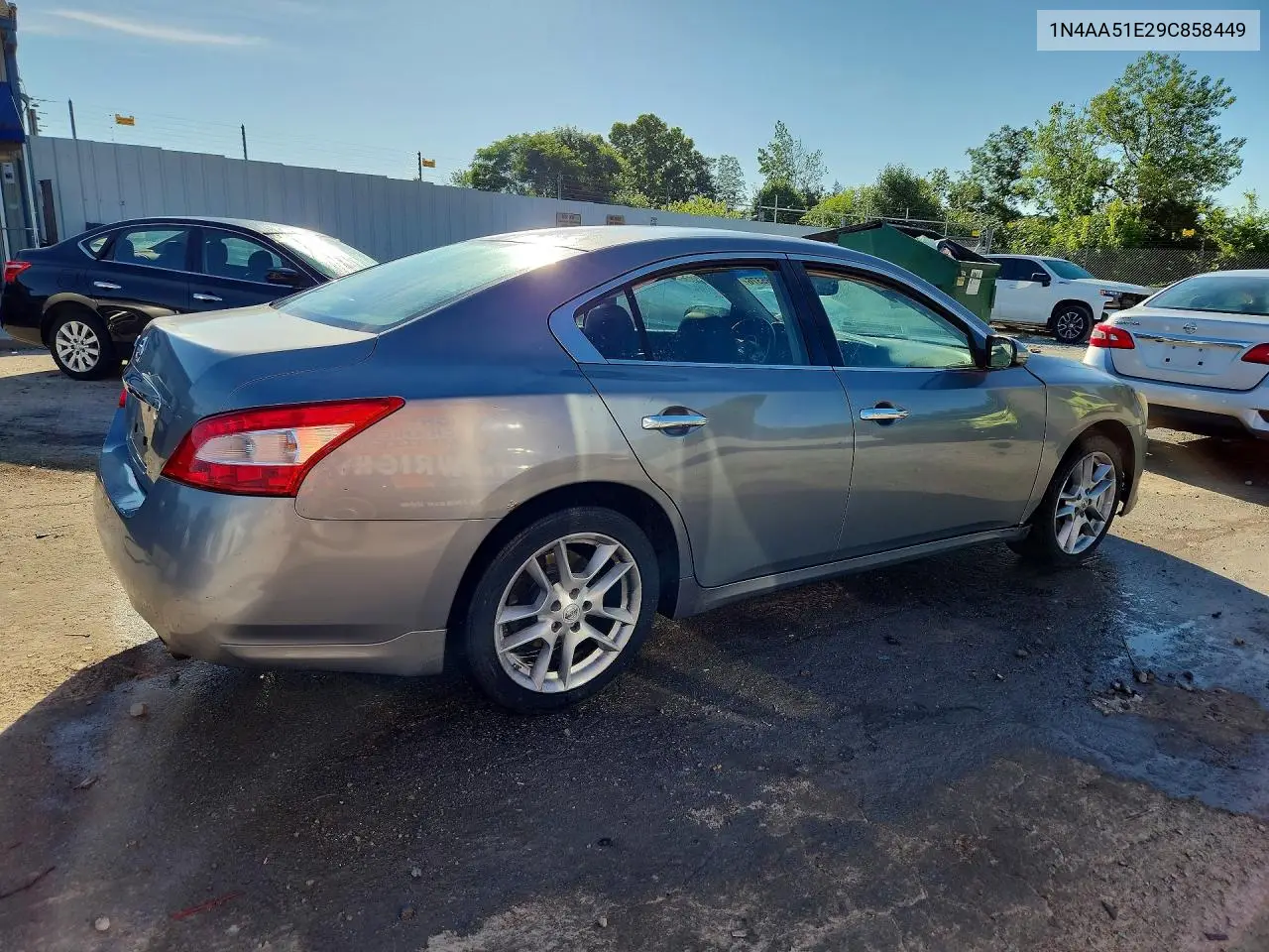 2009 Nissan Maxima 3.5 S VIN: 1N4AA51E29C858449 Lot: 56285376