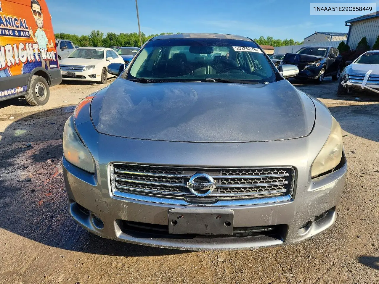 2009 Nissan Maxima 3.5 S VIN: 1N4AA51E29C858449 Lot: 56285376