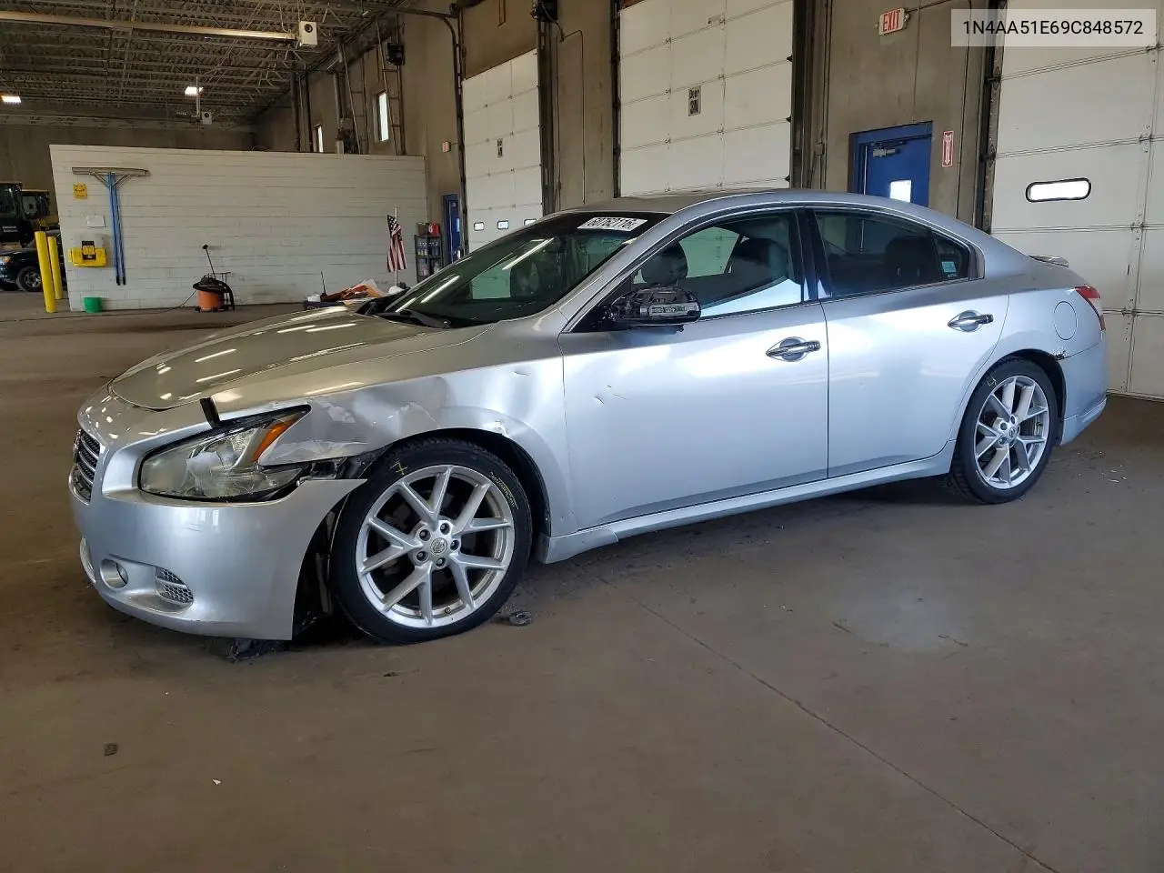 2009 Nissan Maxima 3.5 S VIN: 1N4AA51E69C848572 Lot: 60762116