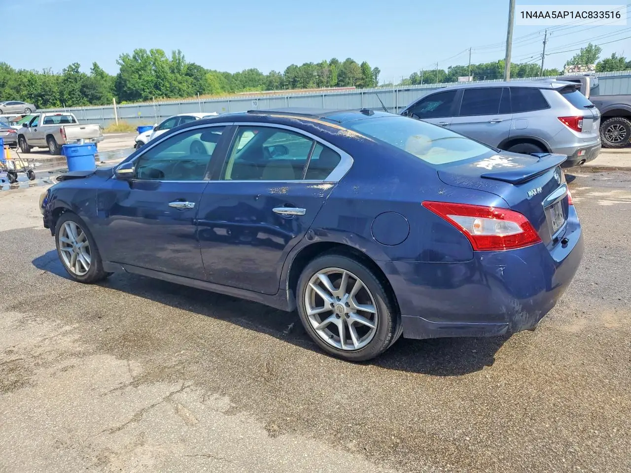 2010 Nissan Maxima 3.5 S VIN: 1N4AA5AP1AC833516 Lot: 56986226