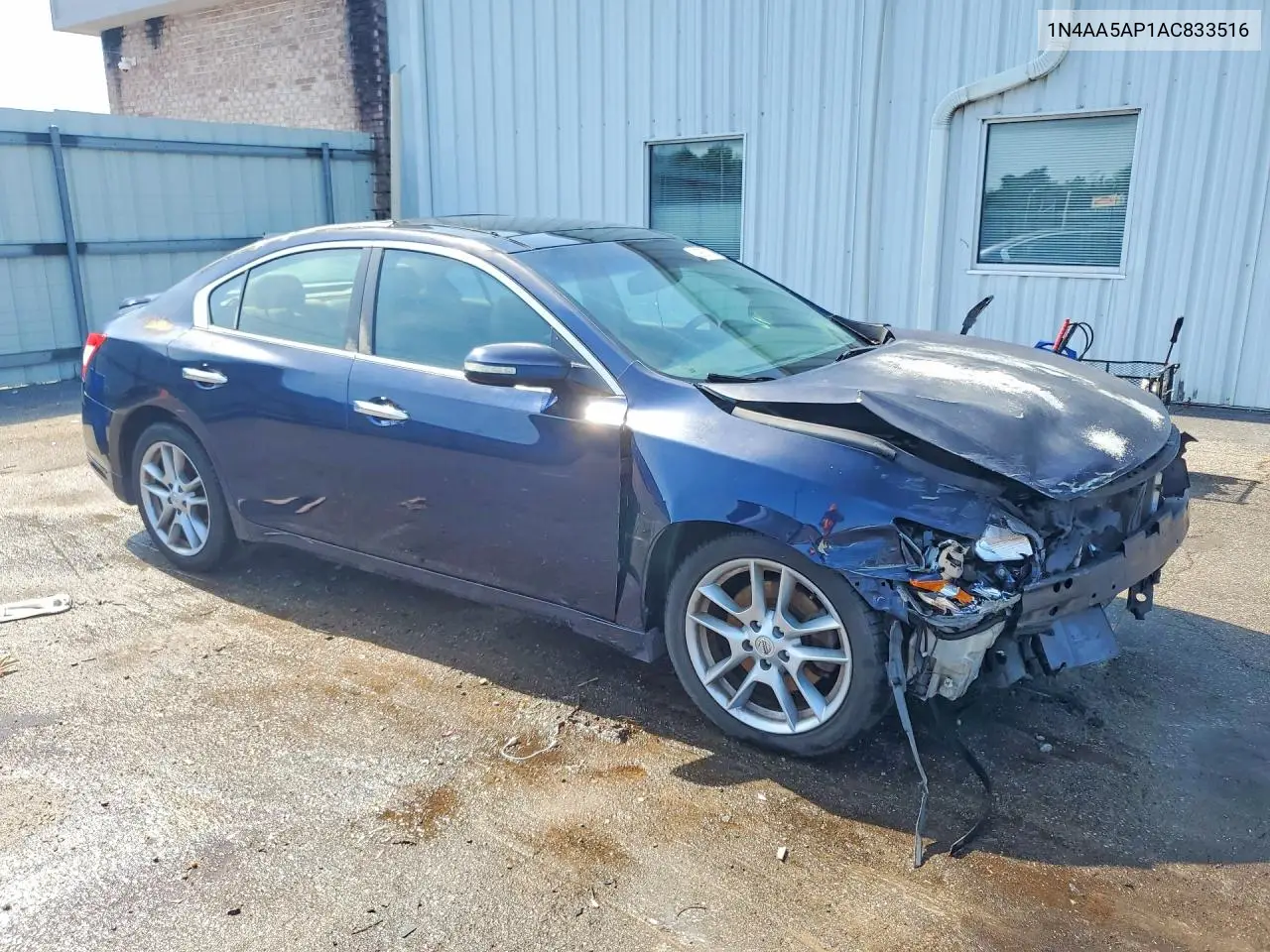 2010 Nissan Maxima 3.5 S VIN: 1N4AA5AP1AC833516 Lot: 56986226