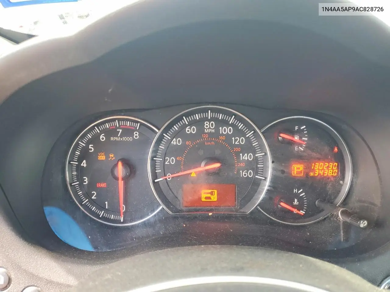 2010 Nissan Maxima 3.5 S VIN: 1N4AA5AP9AC828726 Lot: 61153126