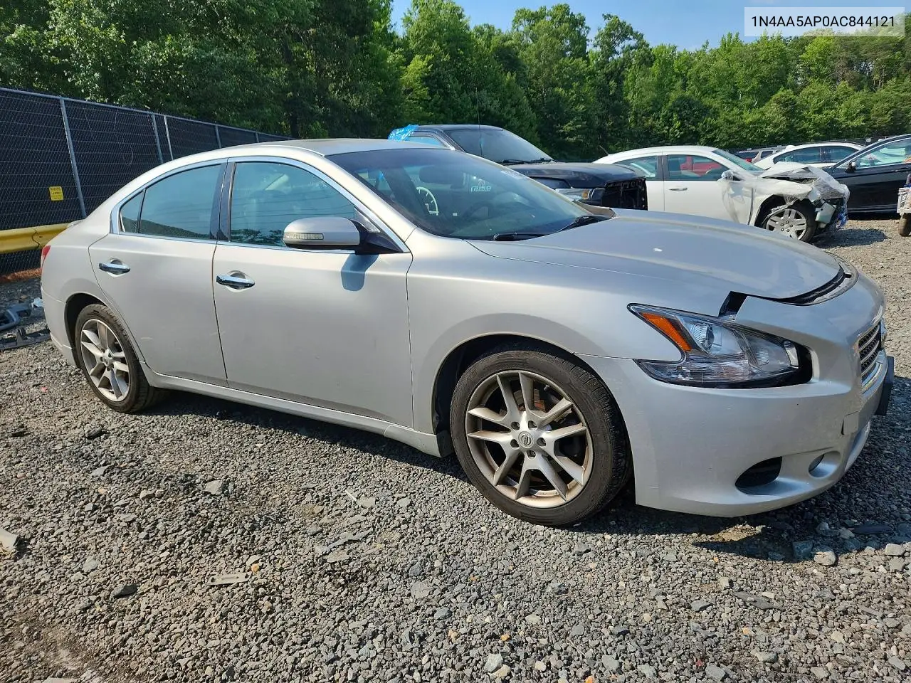 2010 Nissan Maxima 3.5 S VIN: 1N4AA5AP0AC844121 Lot: 61513526