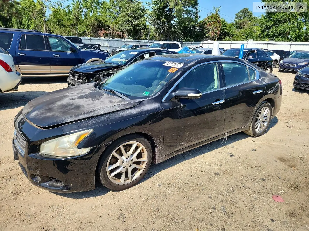 2011 Nissan Maxima 3.5 S VIN: 1N4AA5AP7BC845199 Lot: 59250356