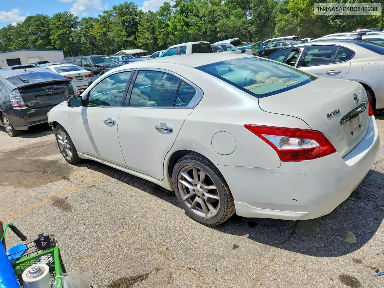 2011 Nissan Maxima 3.5 S VIN: 1N4AA5AP4BC842938 Lot: 61286276