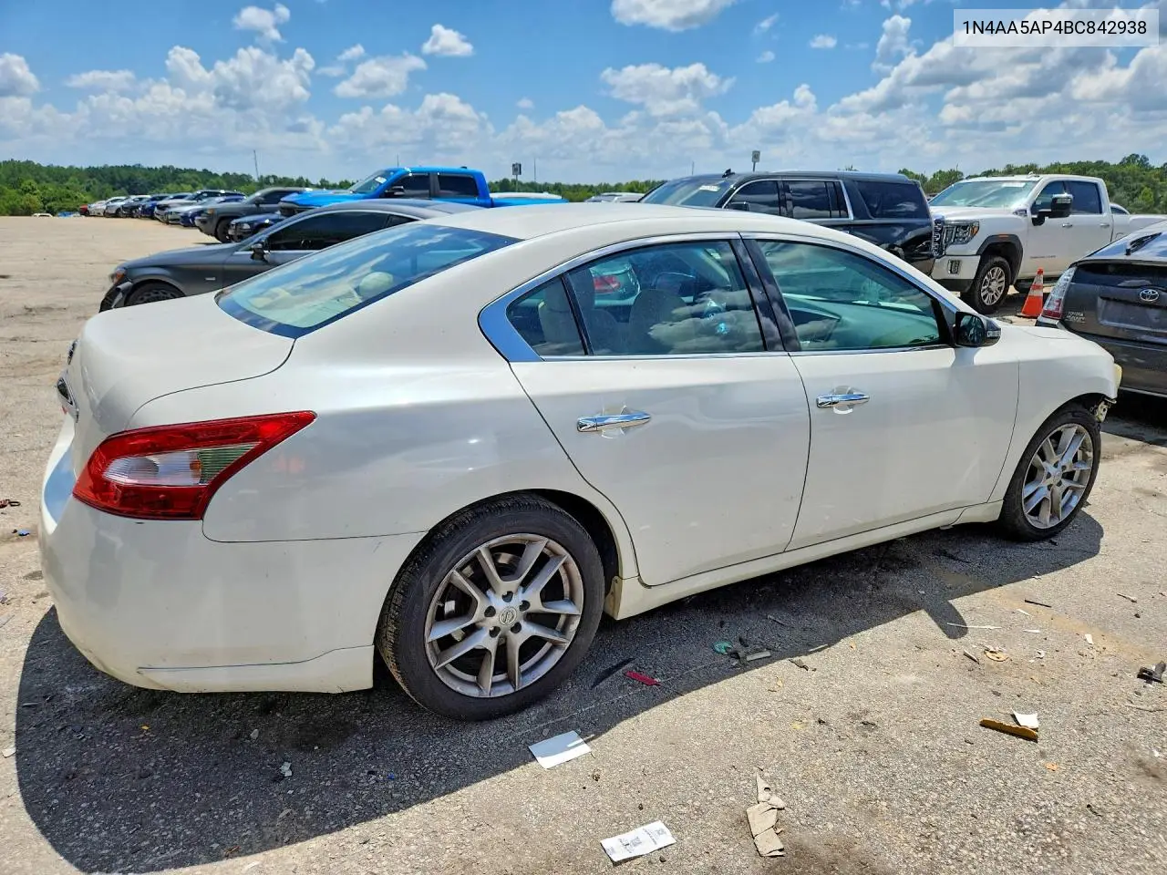 2011 Nissan Maxima 3.5 S VIN: 1N4AA5AP4BC842938 Lot: 61286276