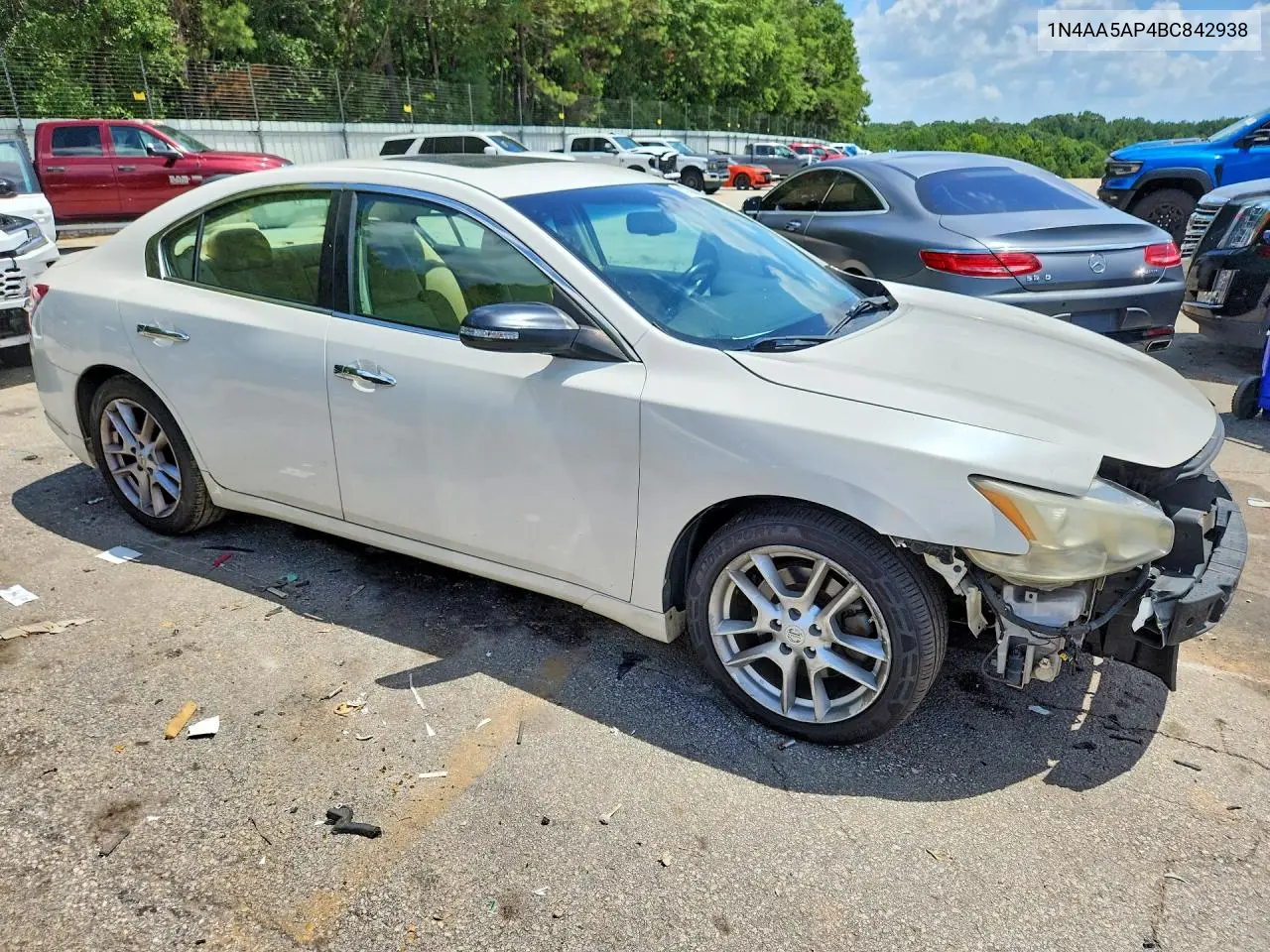 2011 Nissan Maxima 3.5 S VIN: 1N4AA5AP4BC842938 Lot: 61286276