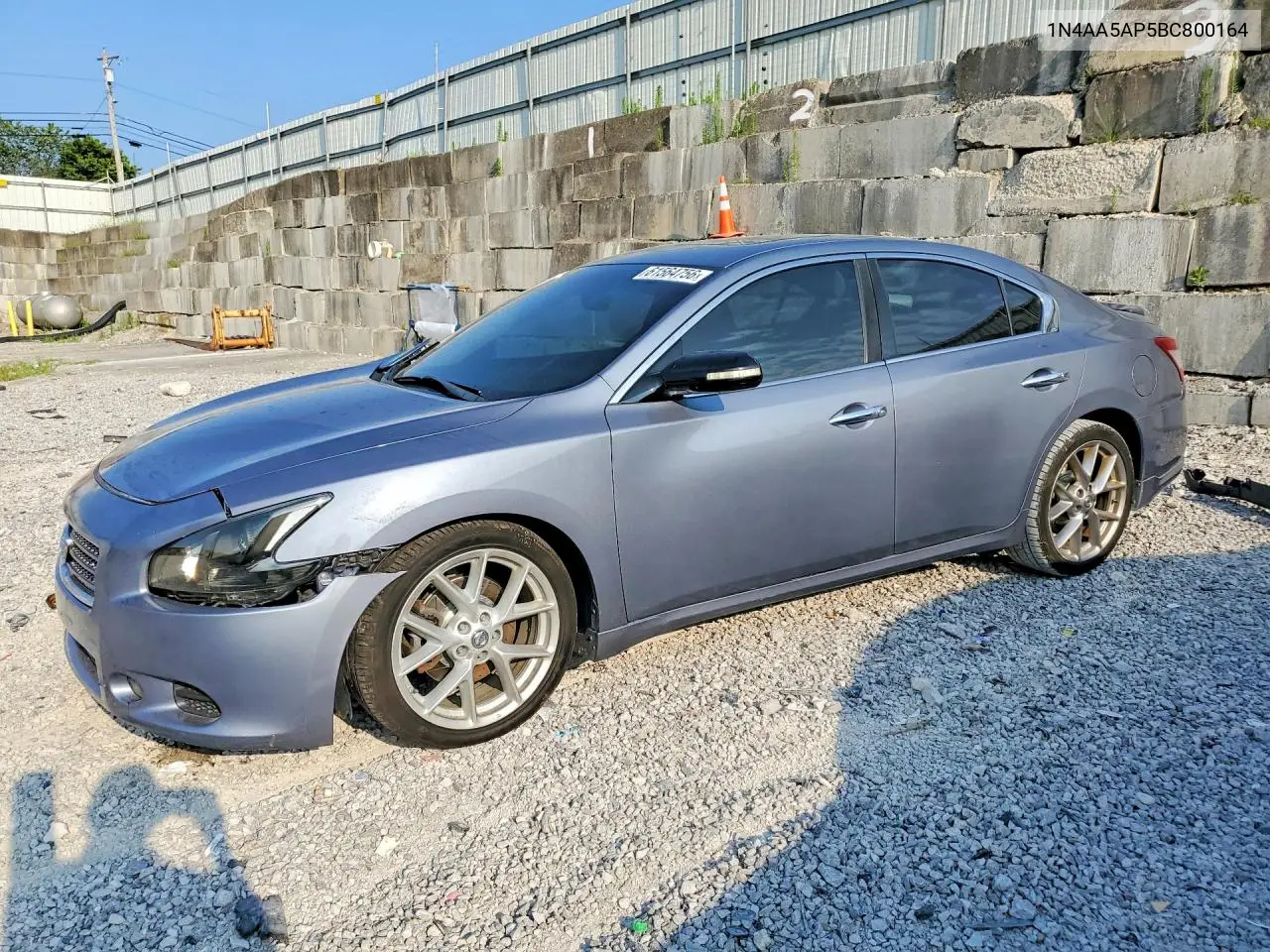 2011 Nissan Maxima 3.5 S VIN: 1N4AA5AP5BC800164 Lot: 61564756