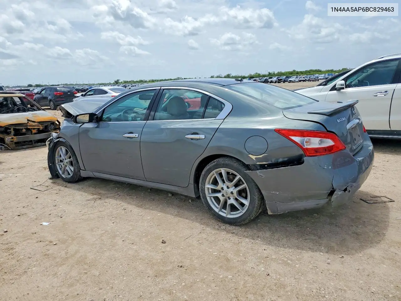 2011 Nissan Maxima 3.5 S VIN: 1N4AA5AP6BC829463 Lot: 61595126