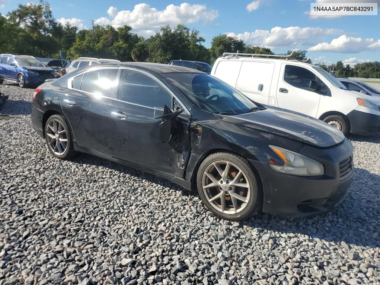 1N4AA5AP7BC843291 2011 Nissan Maxima S