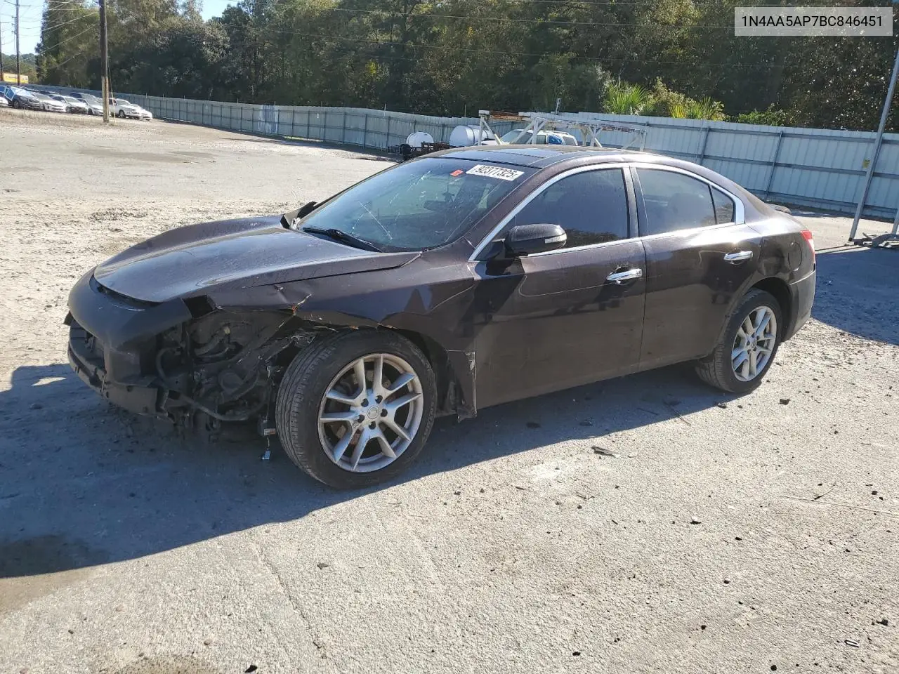 1N4AA5AP7BC846451 2011 Nissan Maxima S