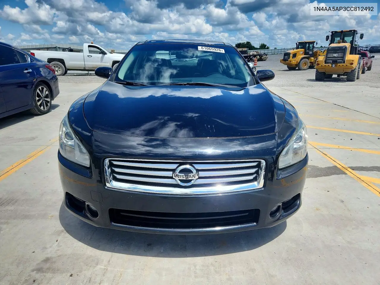 2012 Nissan Maxima 3.5 S VIN: 1N4AA5AP3CC812492 Lot: 61065926