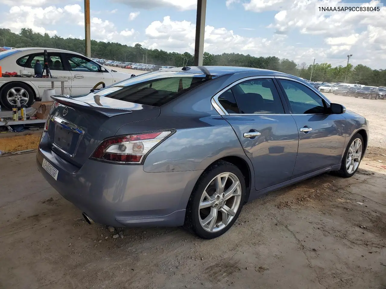 2012 Nissan Maxima 3.5 S VIN: 1N4AA5AP9CC838045 Lot: 61193476