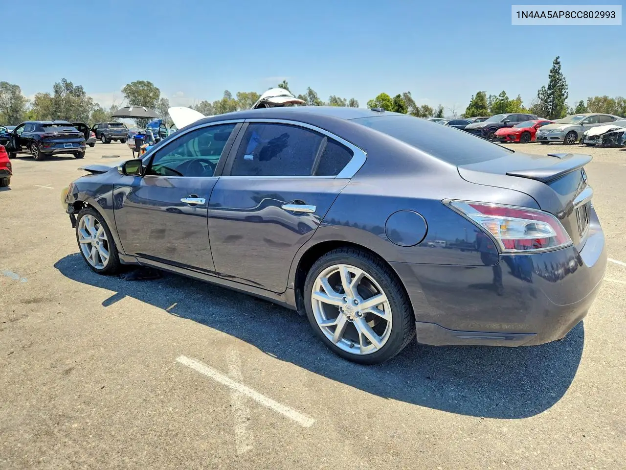 2012 Nissan Maxima 3.5 S VIN: 1N4AA5AP8CC802993 Lot: 61430146