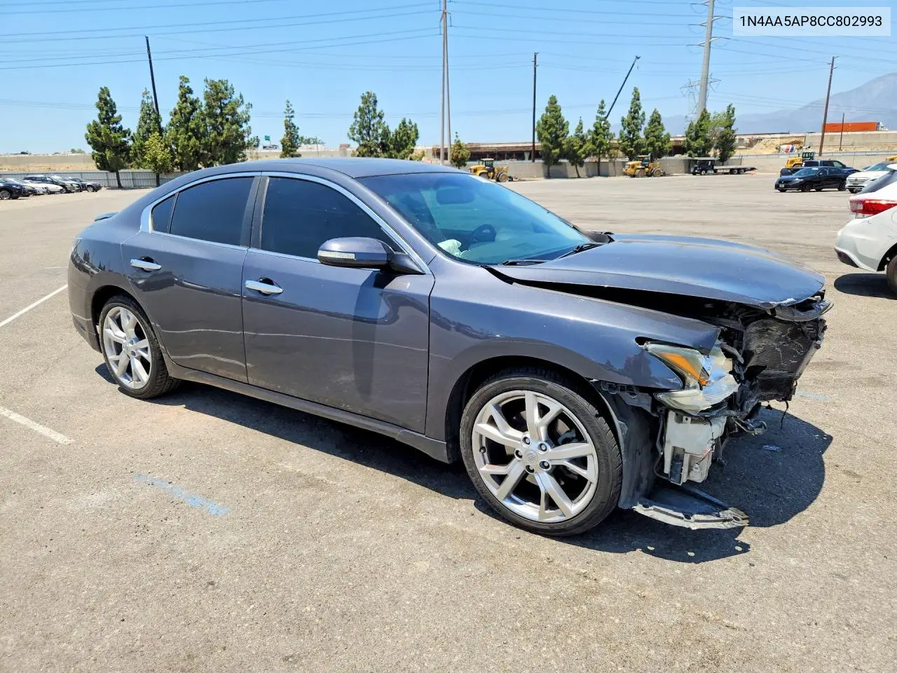 2012 Nissan Maxima 3.5 S VIN: 1N4AA5AP8CC802993 Lot: 61430146