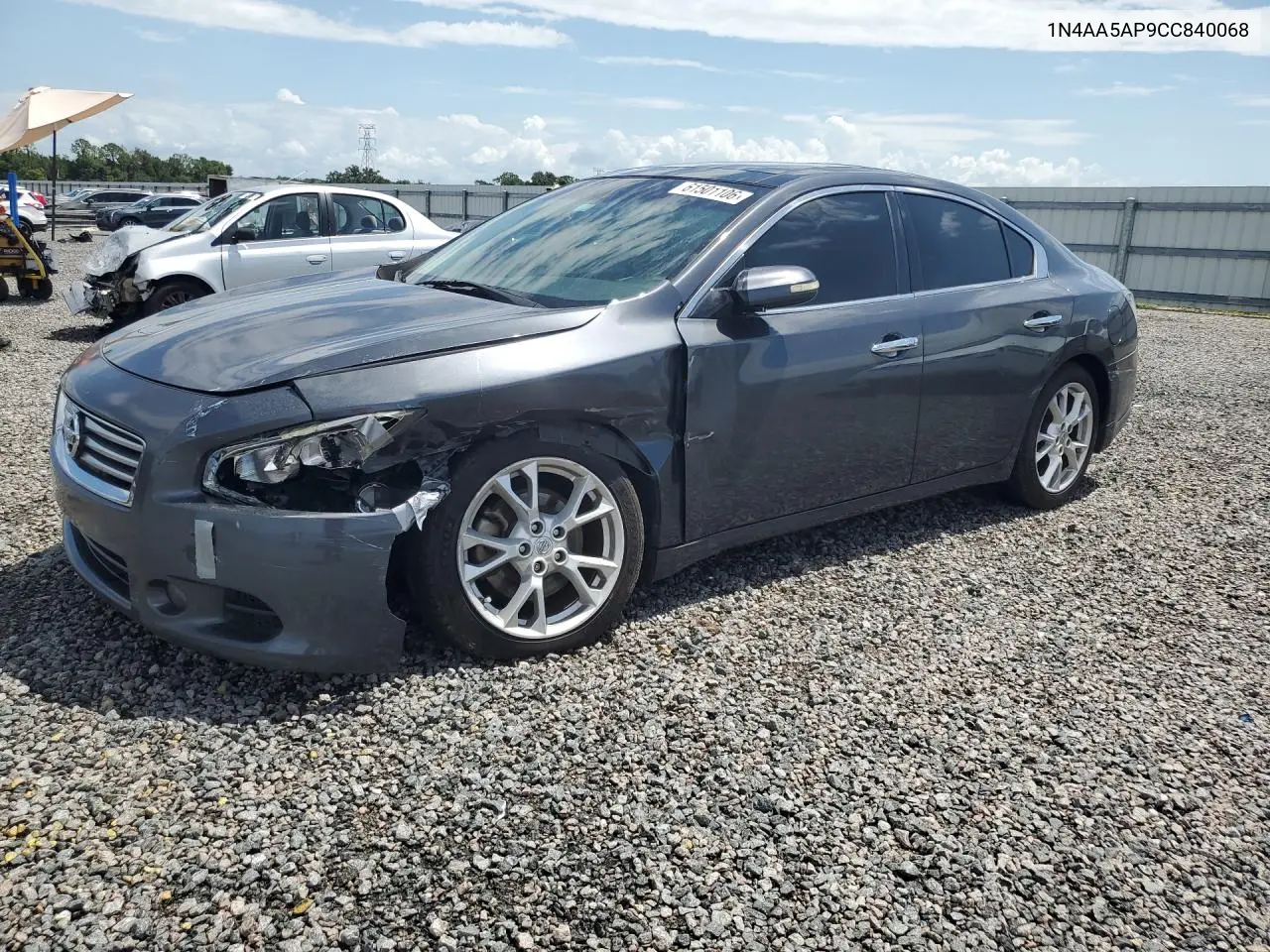 2012 Nissan Maxima 3.5 S VIN: 1N4AA5AP9CC840068 Lot: 61501106