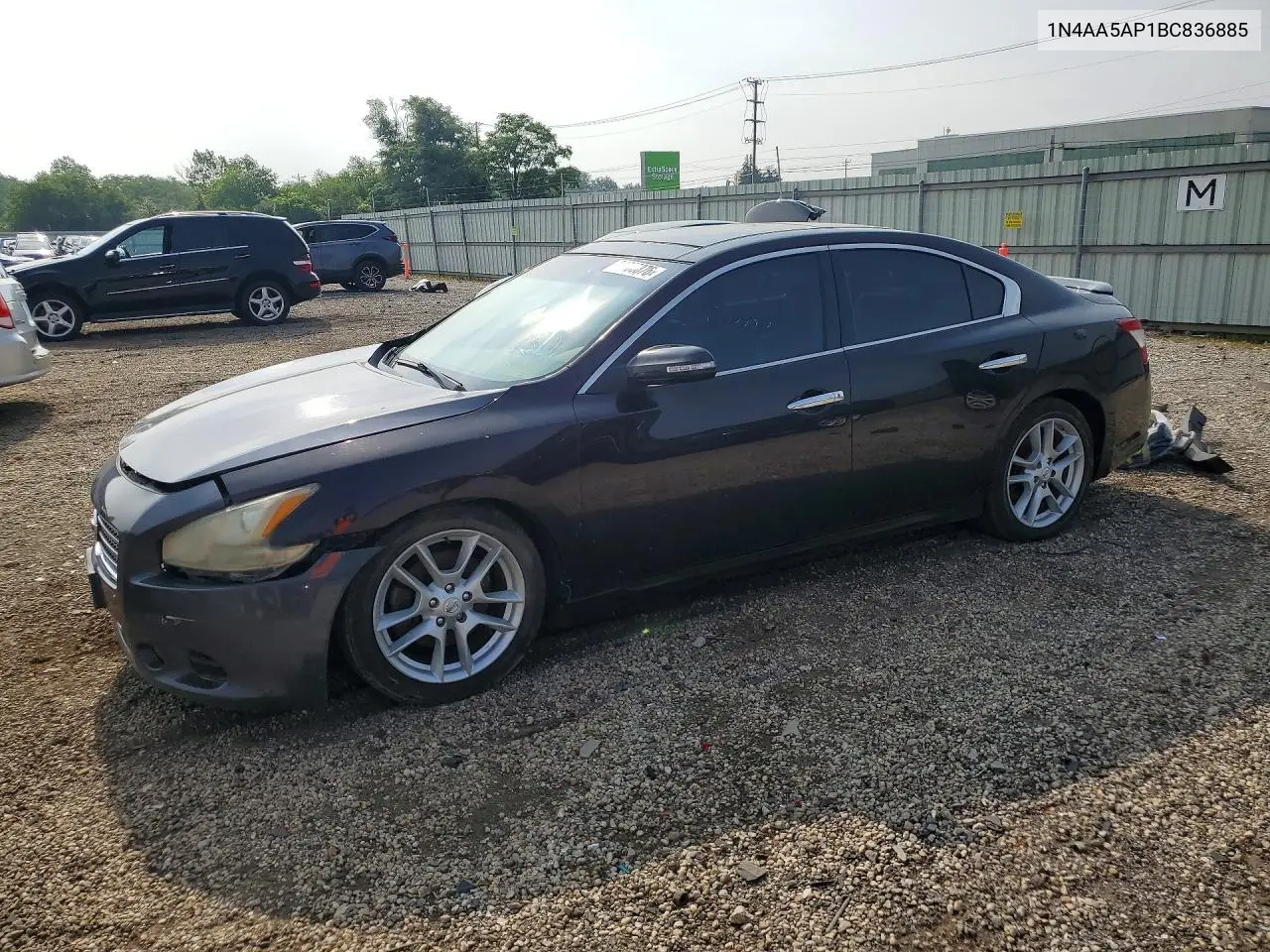 2012 Nissan Maxima VIN: 1N4AA5AP1BC836885 Lot: 61603876