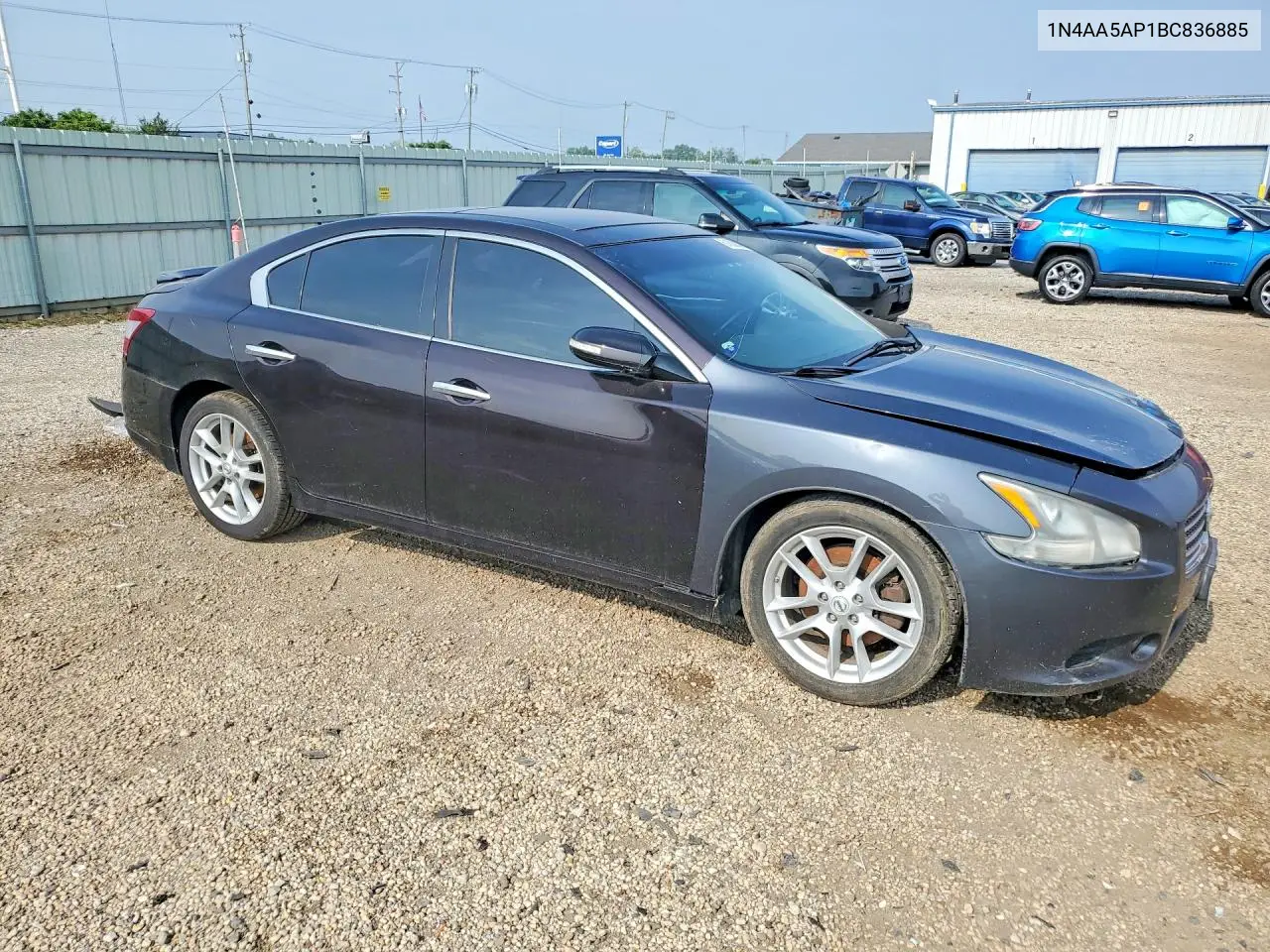 2012 Nissan Maxima VIN: 1N4AA5AP1BC836885 Lot: 61603876