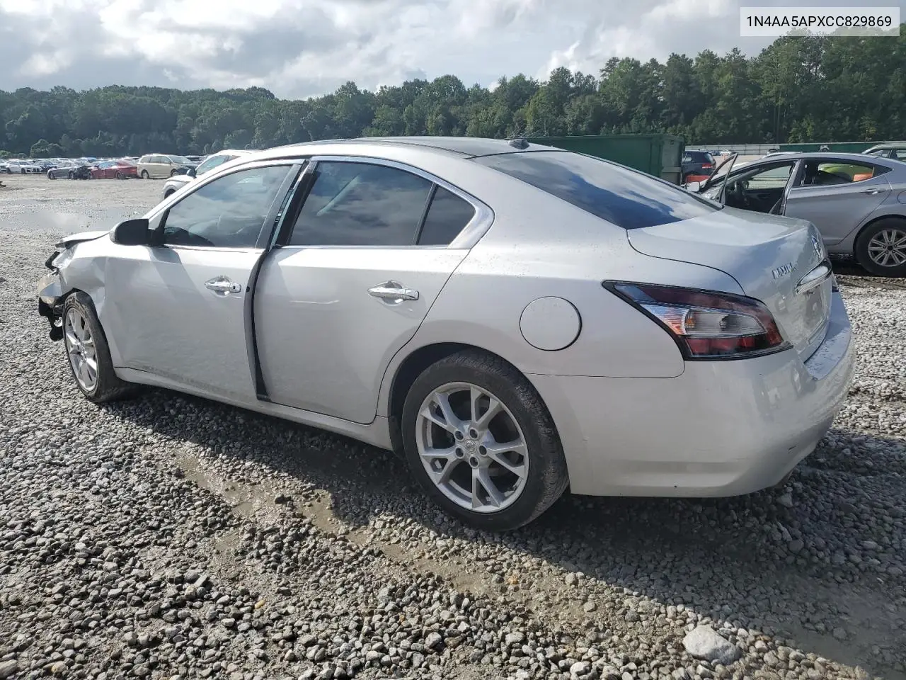 1N4AA5APXCC829869 2012 Nissan Maxima 3.5 S