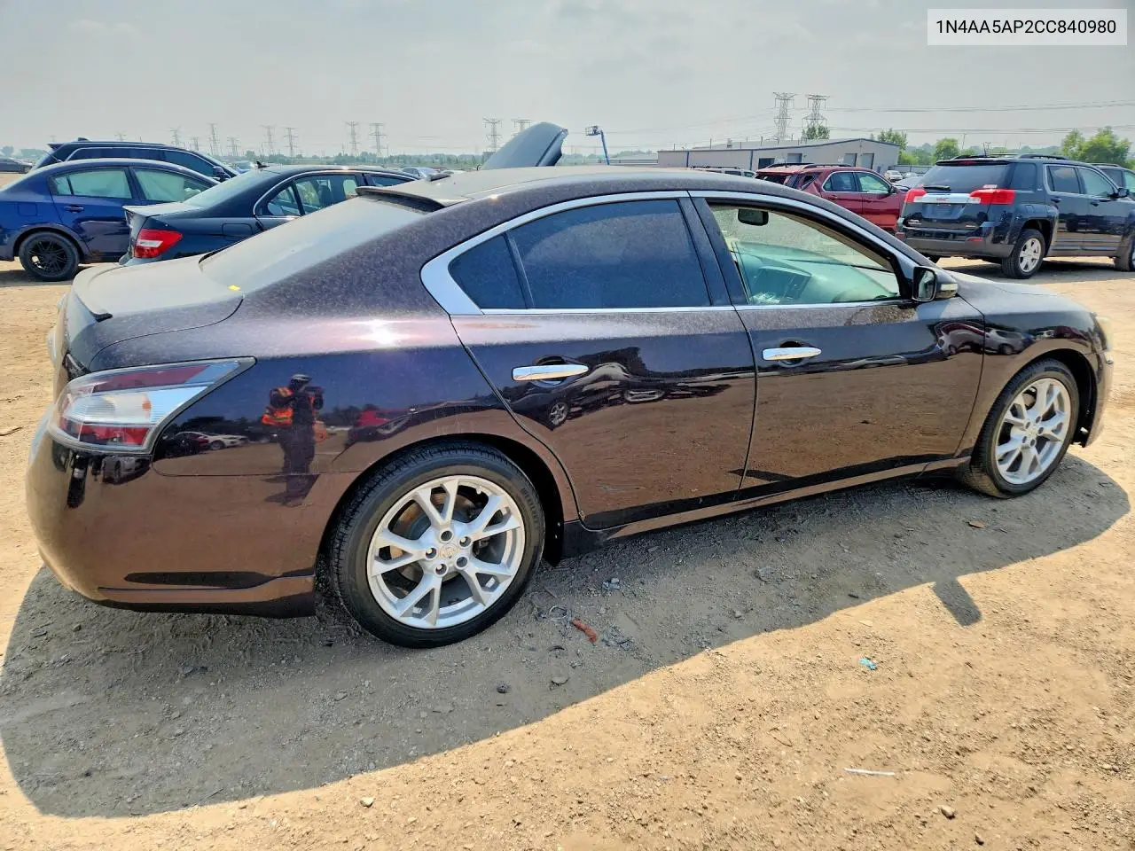 2012 Nissan Maxima S VIN: 1N4AA5AP2CC840980 Lot: 85965575