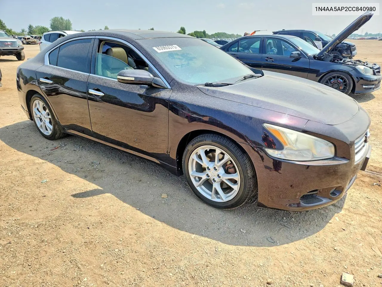 2012 Nissan Maxima S VIN: 1N4AA5AP2CC840980 Lot: 85965575