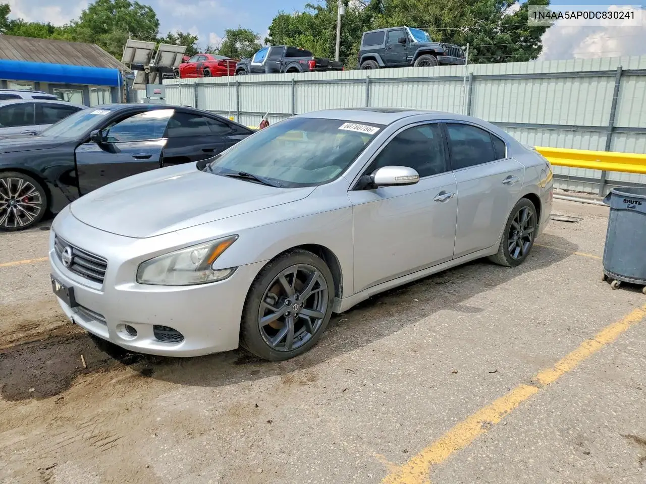 2013 Nissan Maxima S/Sv VIN: 1N4AA5AP0DC830241 Lot: 60780786