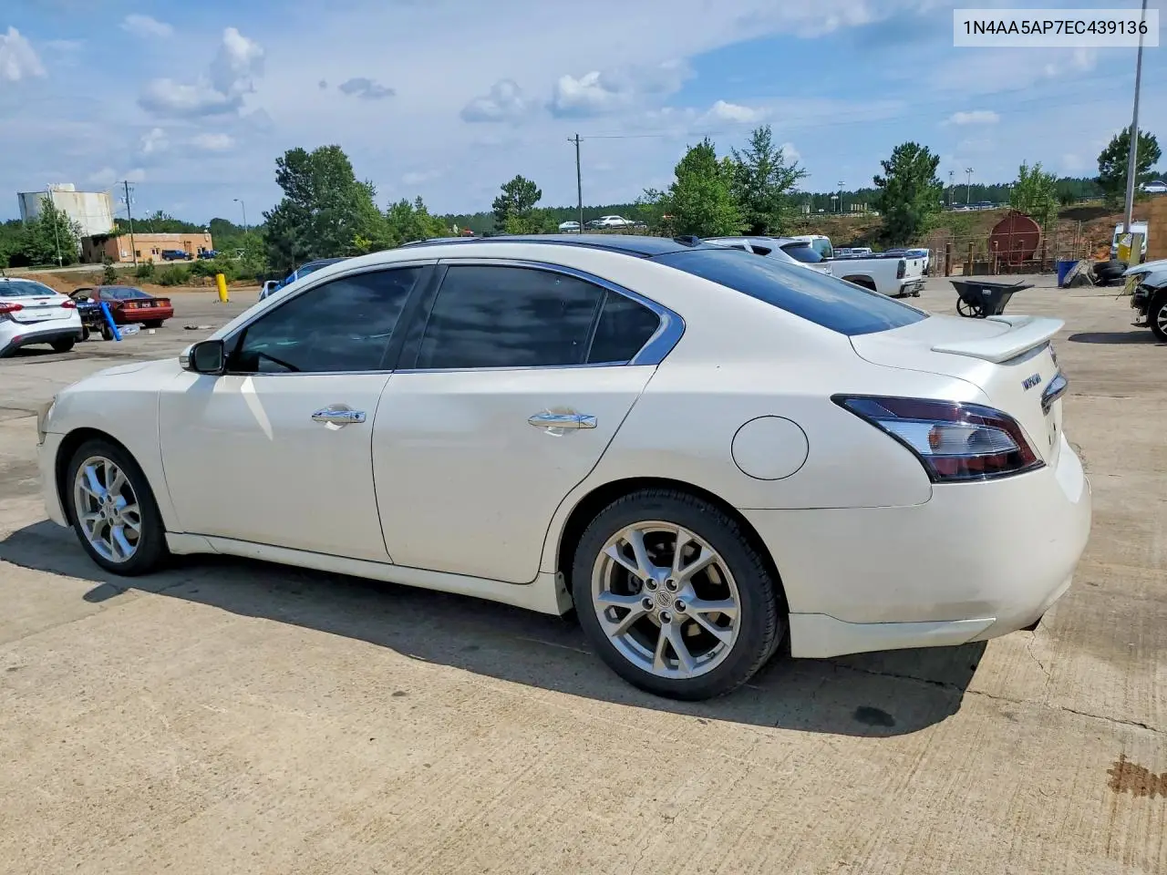2014 Nissan Maxima 3.5 Sv VIN: 1N4AA5AP7EC439136 Lot: 55701326