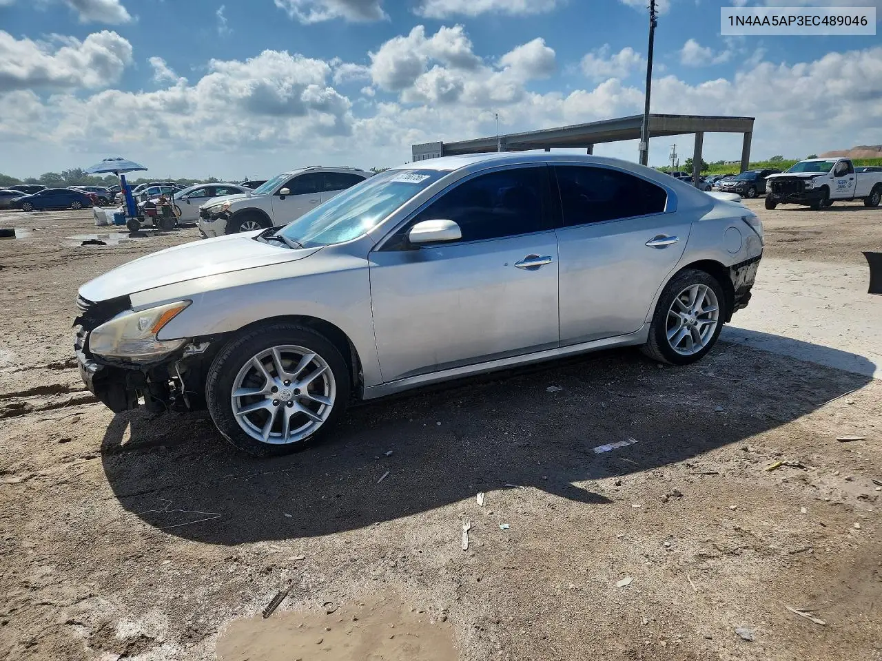 2014 Nissan Maxima 3.5 S VIN: 1N4AA5AP3EC489046 Lot: 57168756