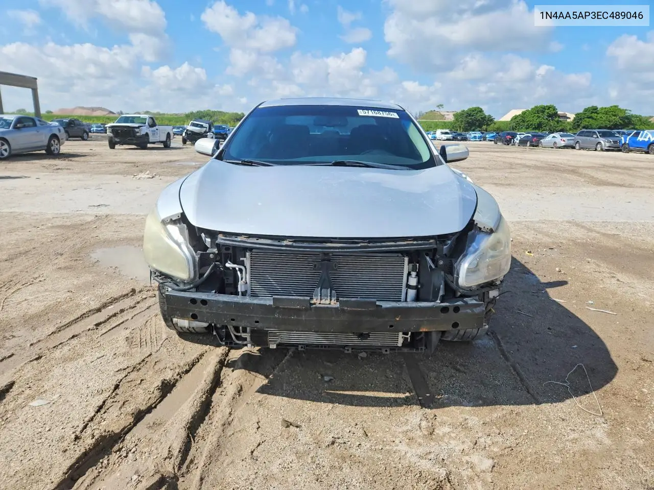 2014 Nissan Maxima 3.5 S VIN: 1N4AA5AP3EC489046 Lot: 57168756