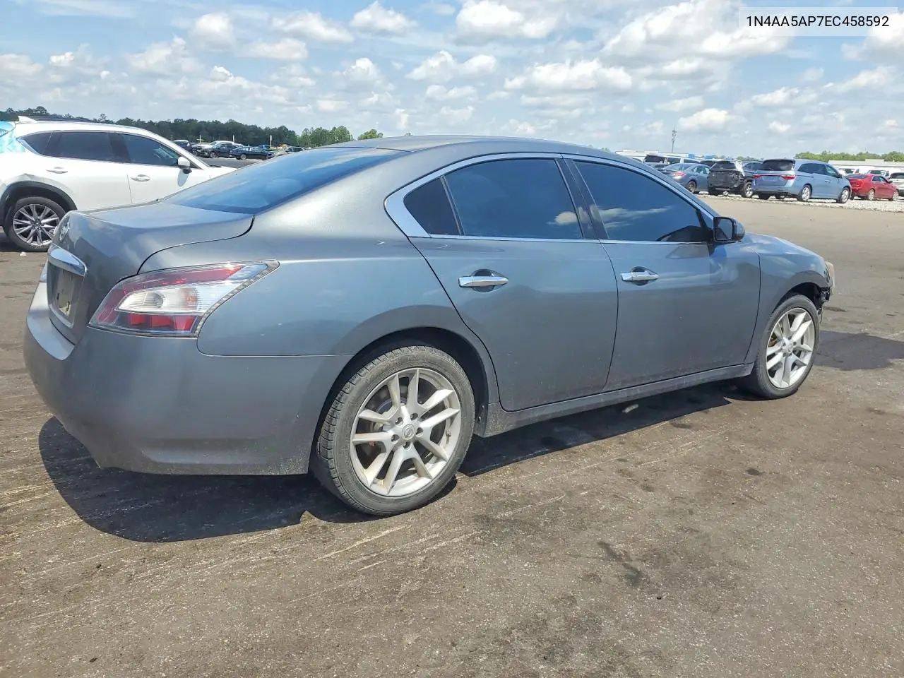 2014 Nissan Maxima 3.5 S VIN: 1N4AA5AP7EC458592 Lot: 59989696
