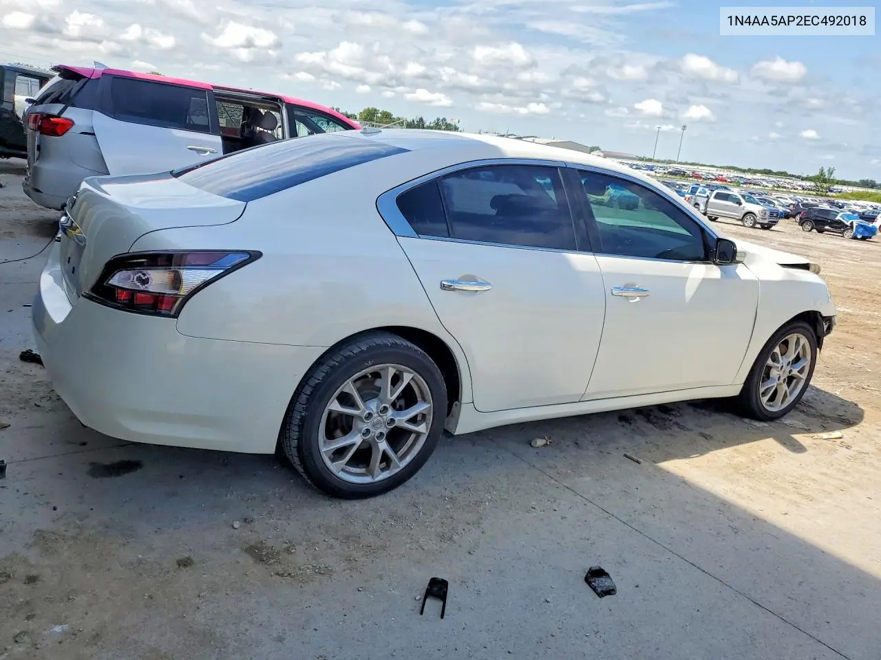 2014 Nissan Maxima 3.5 S VIN: 1N4AA5AP2EC492018 Lot: 60080536
