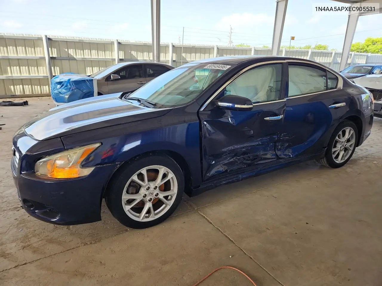 2014 Nissan Maxima S/Sv VIN: 1N4AA5APXEC905531 Lot: 60549496
