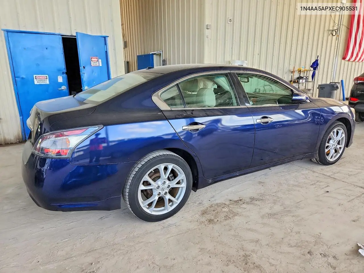 2014 Nissan Maxima S/Sv VIN: 1N4AA5APXEC905531 Lot: 60549496