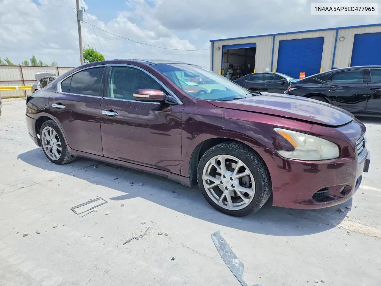 2014 Nissan Maxima 3.5 S VIN: 1N4AA5AP5EC477965 Lot: 61562376