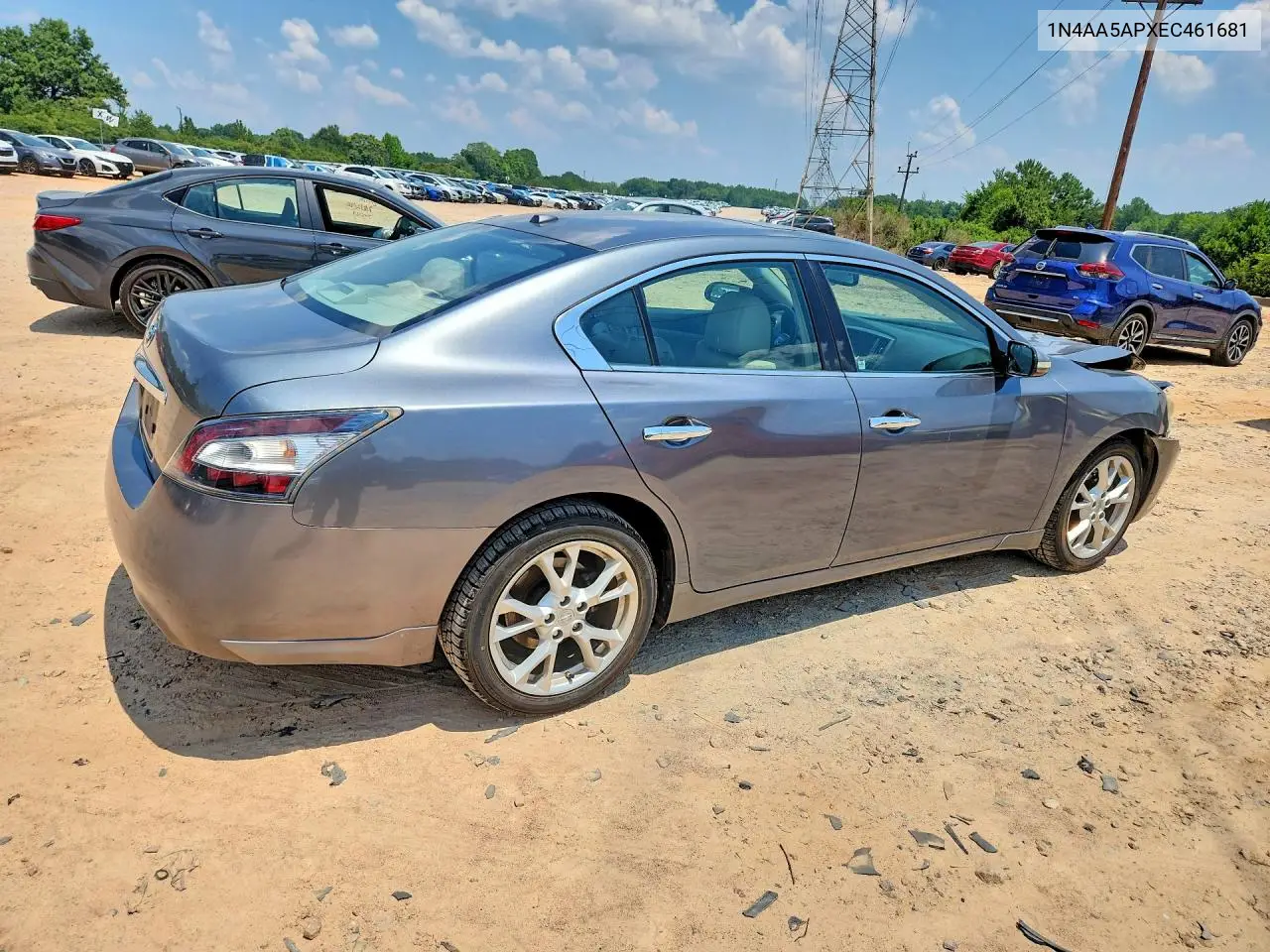 2014 Nissan Maxima 3.5 S VIN: 1N4AA5APXEC461681 Lot: 61620196