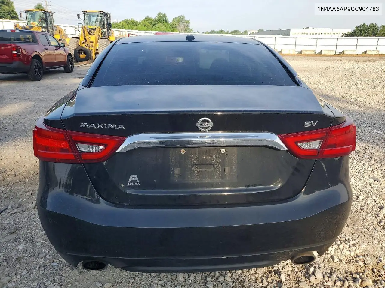 2016 Nissan Maxima Sv VIN: 1N4AA6AP9GC904783 Lot: 59110696